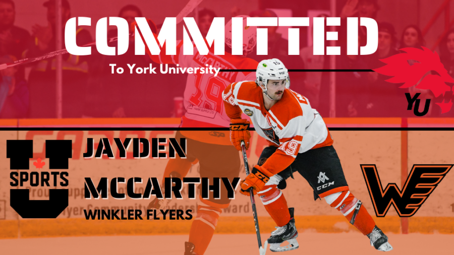 Flyers Captain Jayden McCarthy Announces Commitment To York University