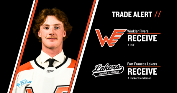 Winkler Flyers Trade Parker Henderson To Fort Frances Lakers